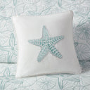 Maya Bay - Square Pillow - White - Harbor House Blue - Throw Pillows - Elite Enclave Home