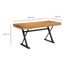 Profecto - Desk - Natural - Moe's Home Collection - Writing Desks - Elite Enclave Home