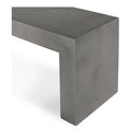 Lazarus - Outdoor Bench - Gray - Moe's Home Collection - Benches - Elite Enclave Home