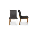 Demi - Leather Dining Chair (Set of 2) - Brown