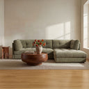 Mischa - Right Sectional - Sage Green