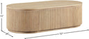 Moana - Rubberwood Coffee Table - Meridian Furniture - Coffee Tables - Elite Enclave Home