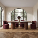 Hadley - Dining Table Large - Warm Brown - Moe's Home Collection - Dining Tables - Elite Enclave Home