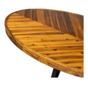 Parq - Oval Coffee Table - Brown - Moe's Home Collection - Coffee Tables - Elite Enclave Home