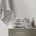Turkish - 6 Piece Bath Towel Set - Gray - Madison Park Signature - Towel Sets - Elite Enclave Home