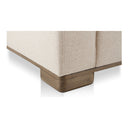June - Classic L - Shaped Modular Sectional - Oatmeal - Moe's Home Collection - Stationary Sectionals - Elite Enclave Home