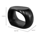 Albers - Outdoor Stool - Black - Moe's Home Collection - Garden Stools - Elite Enclave Home