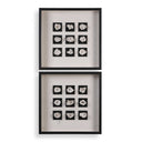 Geode - Linen Shadow Box - Black