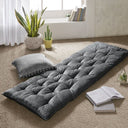 Edelia - Poly Lounge Floor Pillow Cushion - Charcoal - Intelligent Design - Floor Pillows - Elite Enclave Home