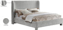 Penny - Chenille Fabric Bed - Meridian Furniture - Upholstered Beds - Elite Enclave Home