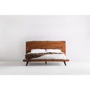 Madagascar - Queen Platform Bed - Light Brown - Moe's Home Collection - Slat Beds - Elite Enclave Home