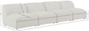 Miramar - 4 Seat Armless Modular Sofa - Meridian Furniture - Stationary Sectionals - Elite Enclave Home