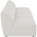 Miramar - 4 Seat Armless Modular Sofa - Meridian Furniture - Stationary Sectionals - Elite Enclave Home