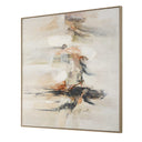 Outburst - Hand Painted Modern Art - Black / Blue / Brown / Gray / Green / Orange / Red / White / Woodtone - Uttermost - Canvas Art - Elite Enclave Home