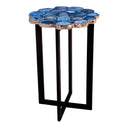 Azul - Agate Accent Table - Blue - Moe's Home Collection - Accent Tables - Elite Enclave Home