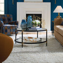 Chadid - Round Glass Table - Uttermost - Side Tables - Elite Enclave Home