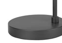 Metal Round USB Table Lamp With Gray Cylinder Shade - Gray - HomeRoots - Table Lamps - Elite Enclave Home