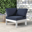 Meridian Nizuc Outdoor Patio Corner Chair – modular design with waterproof fabric cushions and aluminum frame