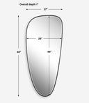 Olona - Asymmetrical Modern Mirror