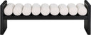 Waverly - Bench With Black Frame - Meridian Furniture - Upholstered Benches - Elite Enclave Home