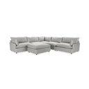 Caplan - 6 Piece Modular Sectional With Ottoman - Classic Home - 2 Piece Living Room Sets - Elite Enclave Home