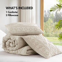 Gigi - King/California King Comforter Mini Set - Beige