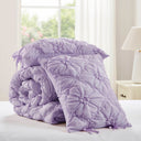 Lily - King 3 Piece Comforter Set - Purple