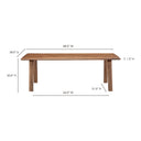 Malibu - Dining Table - Walnut - Moe's Home Collection - Dining Tables - Elite Enclave Home
