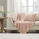 Duke - Long Throw - Blush - Madison Park - Throws - Elite Enclave Home