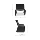 Ella - Outdoor Accent Chair - Gray / Charcoal - Moe's Home Collection - Accent Chairs - Elite Enclave Home