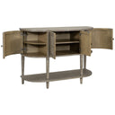 Ayanna - Accent Cabinet With Lower Shelf - Reclaimed Wheat - Martha Stewart - Accent Cabinets - Elite Enclave Home