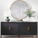 Junius - Round Mirror - Gold