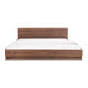 Round Off - Queen Bed - Natural Walnut - Moe's Home Collection - Slat Beds - Elite Enclave Home
