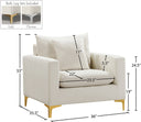 Naomi - Chair - Meridian Furniture - Arm Chairs - Elite Enclave Home