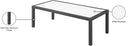 Nizuc - Outdoor Patio Coffee Table - Meridian Furniture - Coffee Tables- Elite Enclave Home