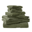 800GSM Ultra - Soft Absorbent Towel Set - Olive Green - Madison Park Signature - Towel Sets - Elite Enclave Home