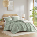 Gigi - Twin/Twin Long Comforter Mini Set - Sage Green - Super Listing - Comforters & Sets - Elite Enclave Home