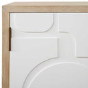 Weimar - 2 Door Cabinet - White / Woodtone - Uttermost - Accent Cabinets- Elite Enclave Home