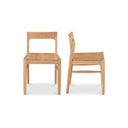 Owing - Dining Chair Chair (Set of 2) - Natural Oak - Moe's Home Collection - Chair Sets - Elite Enclave Home