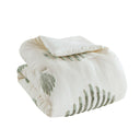 Tahli - 3 Piece Cotton Blend Chenille Comforter Set - Green