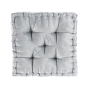 Azza - Square Floor Pillow Cushion - Gray - Intelligent Design - Floor Pillows - Elite Enclave Home