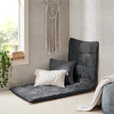 Edelia - Poly Lounge Floor Pillow Cushion - Charcoal