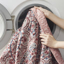 Valerie - King Boho Floral Reversible Quilt - Pink - Super Listing - Quilts & Shams - Elite Enclave Home