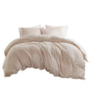 Etta - 3 Piece Queen Duvet Set - Terracotta
