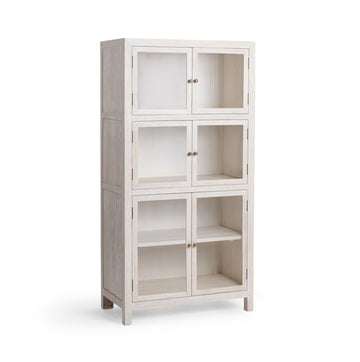 Hera - Display Cabinet - Creamwood