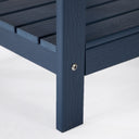 Plastic Outdoor Side Table - Navy Blue