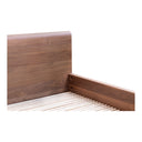 Round Off - King Bed - Natural Walnut - Moe's Home Collection - Slat Beds - Elite Enclave Home