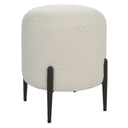 Arles - Shearling Brass Ottoman - Uttermost - Upholstered Ottomans - Elite Enclave Home