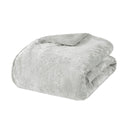 Mira - Crushed Velvet Sherpa Reversible King Comforter Set - Silver - Intelligent Design - Comforters & Sets - Elite Enclave Home