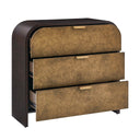 Byrams - 3 Drawer Oak Chest - Brown / Gold / Woodtone - Uttermost - Accent Chests - Elite Enclave Home